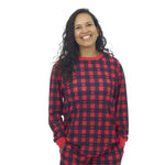 Build-A-Bear Pajama Shop™ Buffalo Check Top - Adult - US 5258