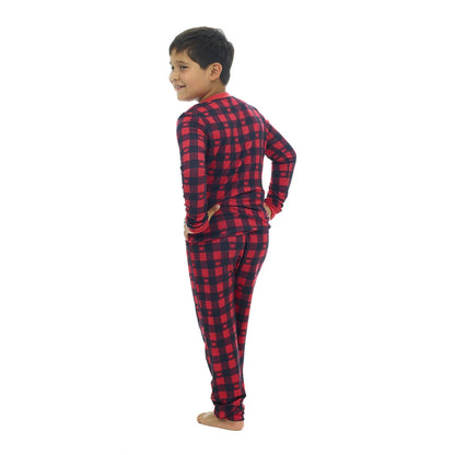 Build-A-Bear Pajama Shop™ Buffalo Check Top - Toddler &amp; Youth - US 5985