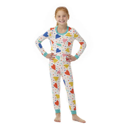 Build-A-Bear Pajama Shop™ Colorful Hearts PJ Pants - Toddler and Youth - US 3220