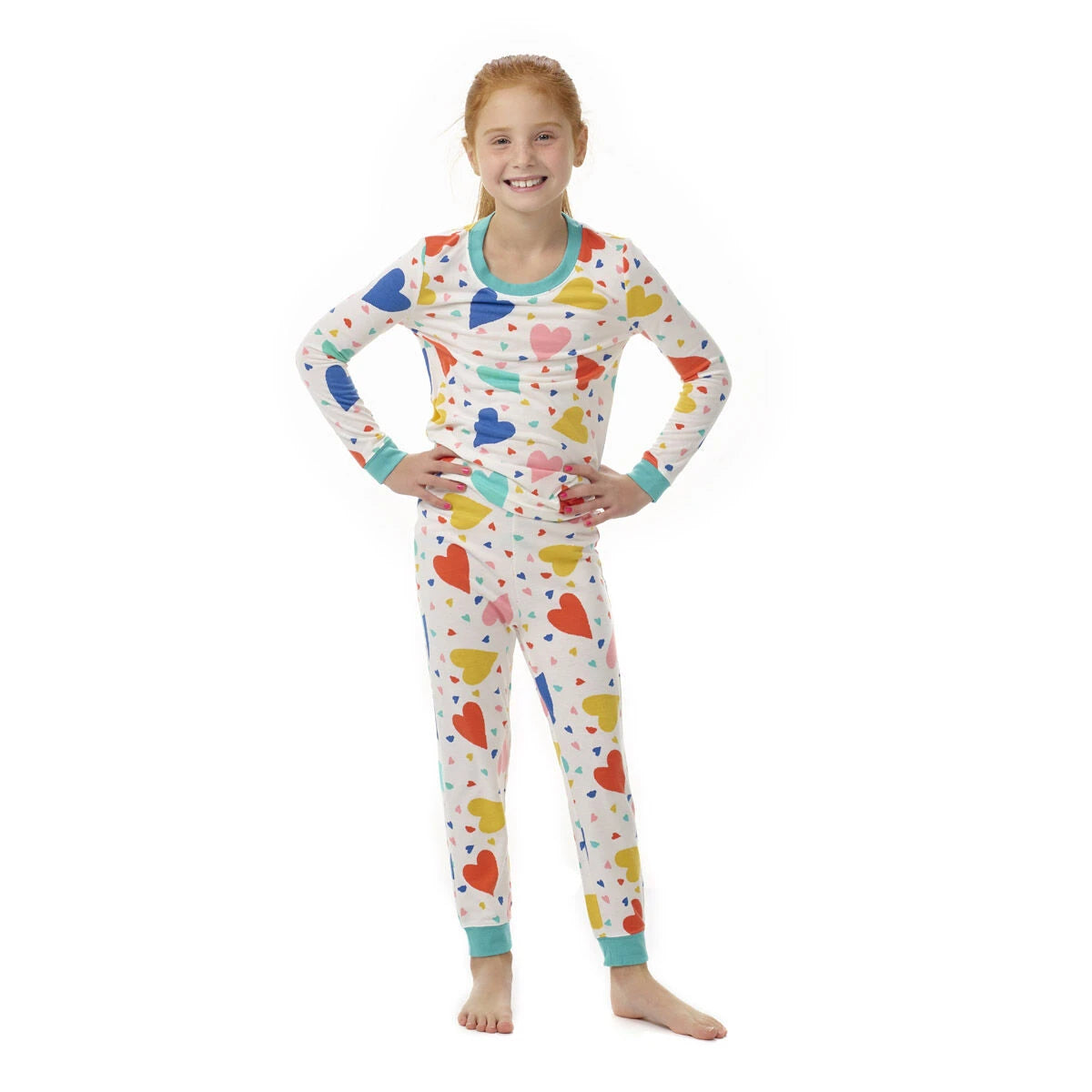 Build-A-Bear Pajama Shop™ Colorful Hearts PJ Pants - Toddler and Youth - US 7339