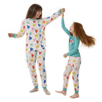 Build-A-Bear Pajama Shop™ Colorful Hearts PJ Pants - Adult - US 8949