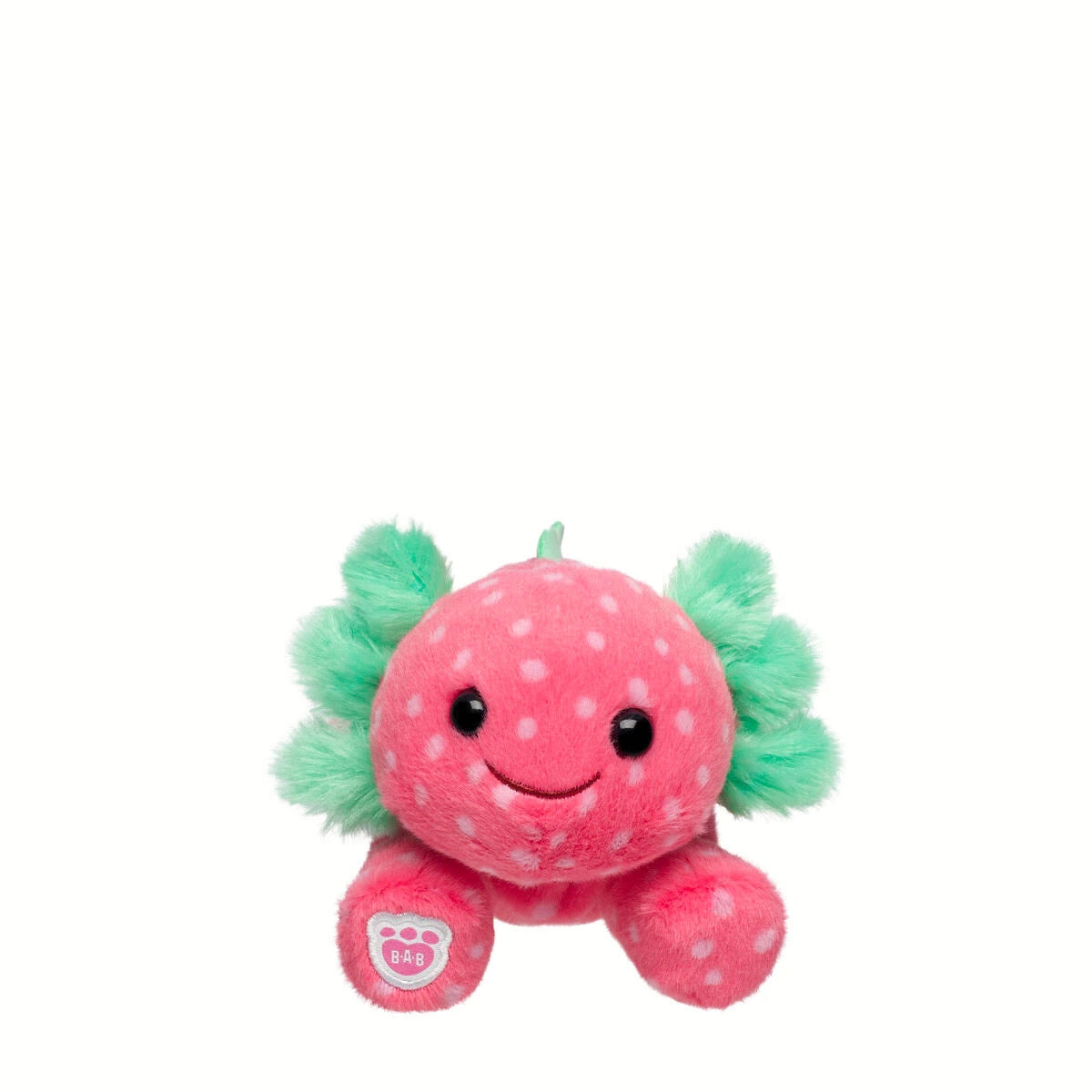 Build-A-Bear Mini Beans Strawberry Axolotl Stuffed | BAB - US 7210