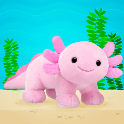 Pink Axolotl Stuffed Animal | Build-A-Bear® - US 7616