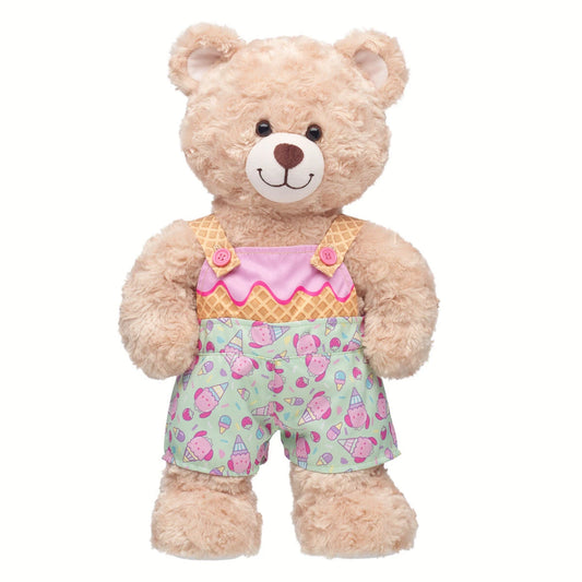Sanrio Hello Kitty &amp; Friends Strawberry Ice Cream Pochacco Overalls | Build-A-Bear - US 4713