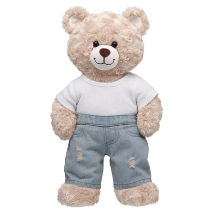 Distressed Light Denim Jeans | Build-A-Bear - US 0435