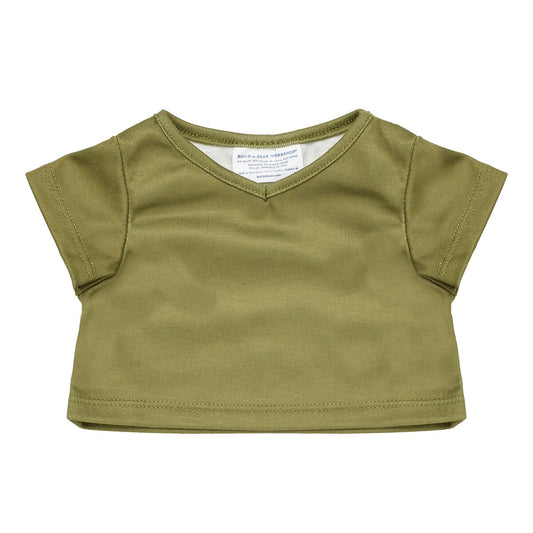 Green V-Neck T-Shirt for Stuffed Animals | Build-A-Bear® - US 7041