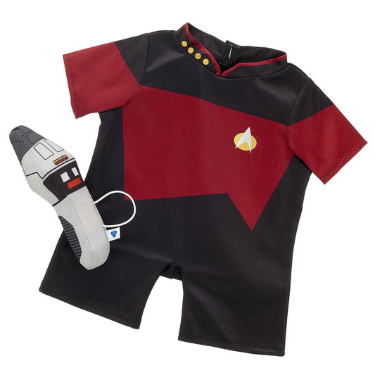 Star Trek: The Next Generation Red Uniform and Phaser Bundle | Build-A-Bear® - US 4398